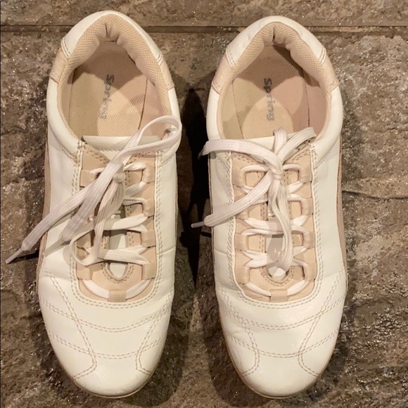 EUC Spring Tan/White Sneakers from Montreal - Picture 1 of 6